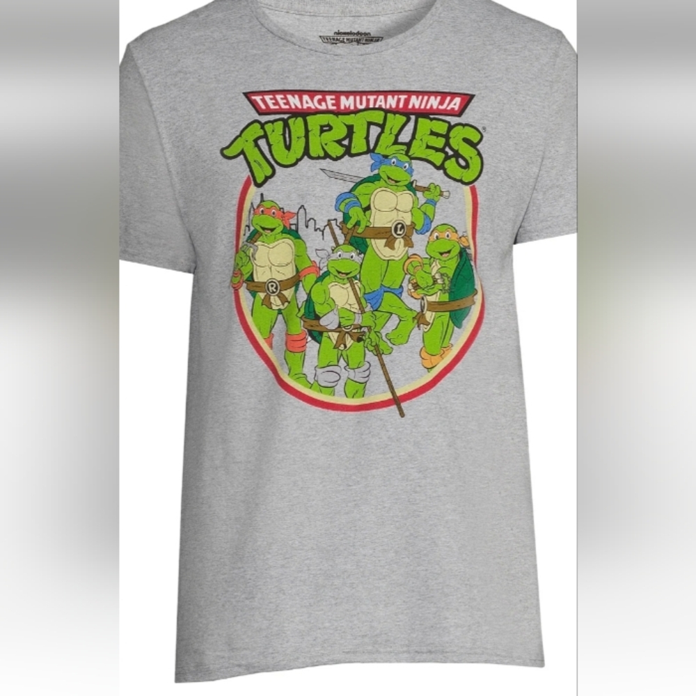 Teenage Mutant Ninja Turtles Gray T-Shirt